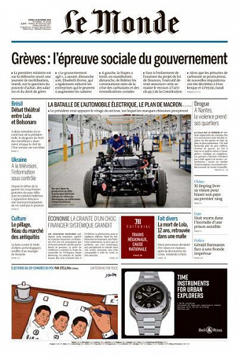 Le Monde du 18 Octobre 2022