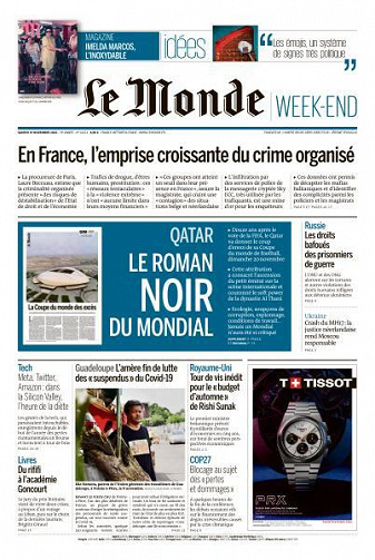 Le Monde du 19 Novembre 2022