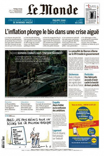 Le Monde du 2 Juin 2023