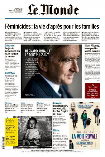 Le Monde du Mardi 8 Août 2023