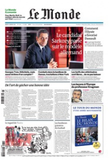 Le Monde et Supp.Econo. du 31 Janvier 2012
