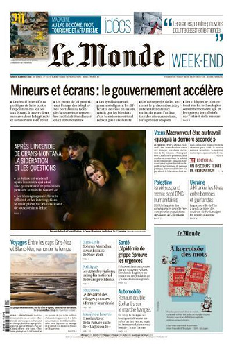 Le Monde + Le Mag du 03 Janvier FRENCH PDF 2026