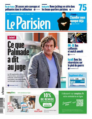 Le Parisien - 30 Octobre 2023