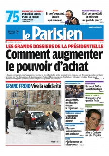 Le Parisien+ Cahier de Paris du 08 Fevrier 2012