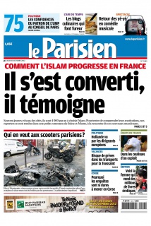 Le Parisien + Cahier Paris du 18 Octobre 2012