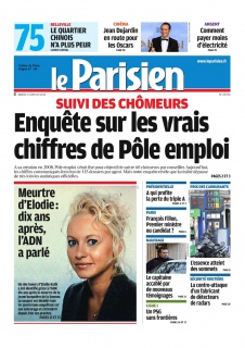 Le Parisien et cahier de paris edition du 17 Janvier 2012