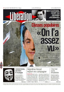 Libération edition du 06 Fevrier 2012