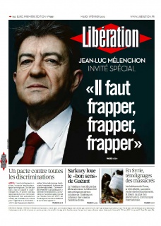 Libération edition du 07 Fevrier 2012