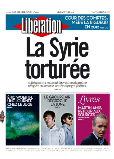 Libération edition du 09 Fevrier 2012