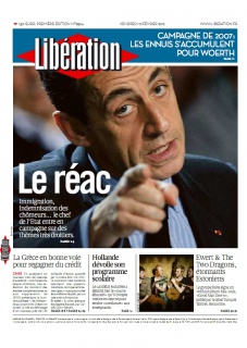 Libération edition du 10 Fevrier 2012