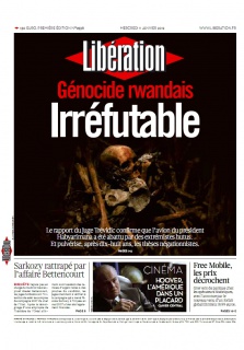 Libération edition du 11 Janvier 2012