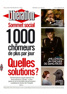 Libération edition du 18 Janvier 2012