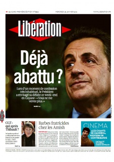 Libération edition du 25 Janvier 2012