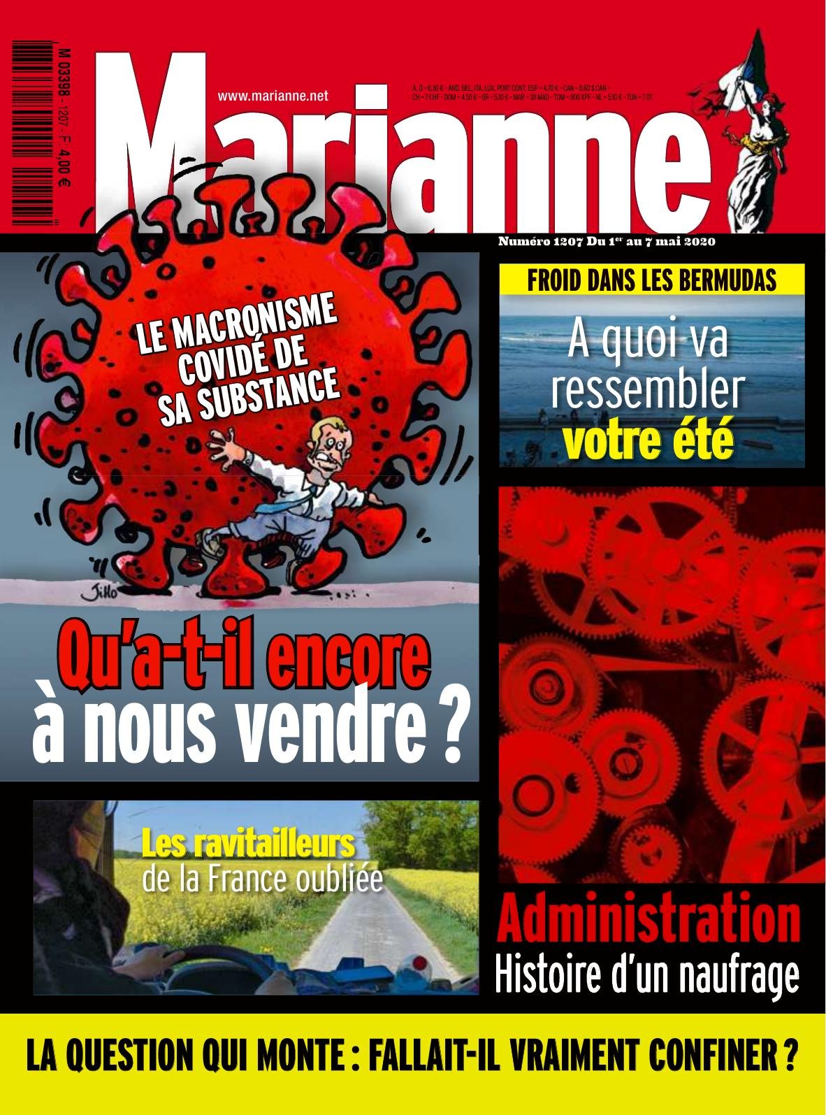 Marianne n° 1207 – 1 au 5 mai 2020