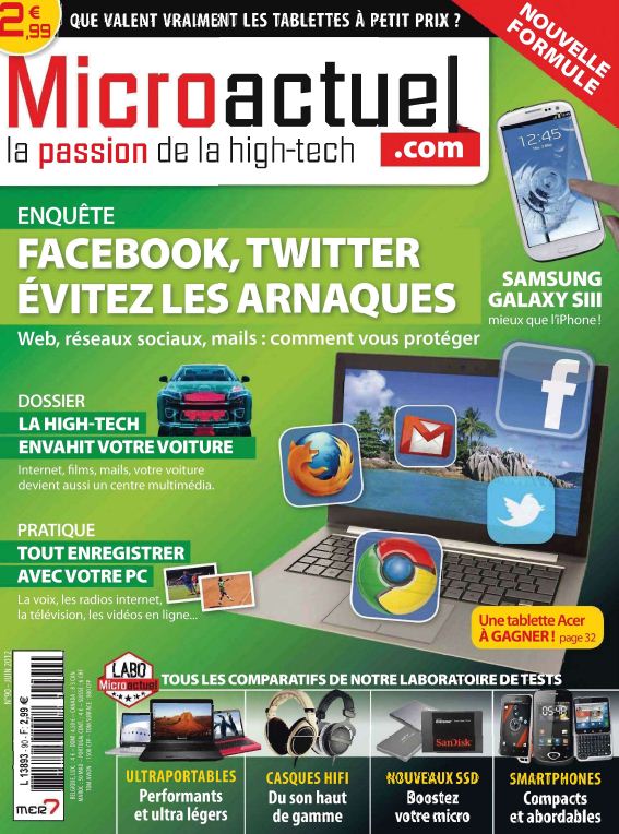 Micro Actuel N° 90 Juin 2012