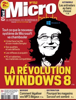 Micro Hebdo N°752 Du 25 au 31 Octobre 2012