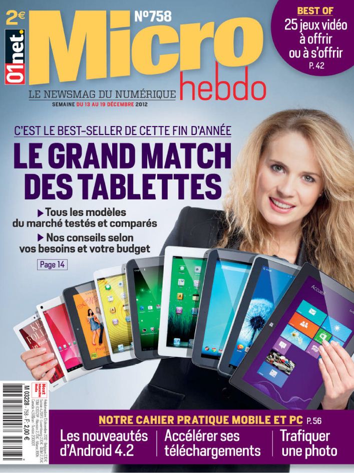 Micro Hebdo N° 758 du 13 au 19 Décembre 2012