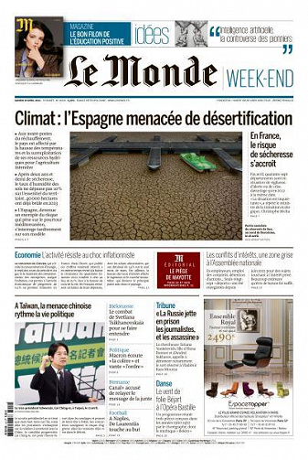 Pack Le Monde + M le Magazine du Monde - 29 Avril 2023