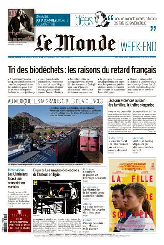 Pack Le Monde + M le Magazine du Monde - 30 Décembre 2023