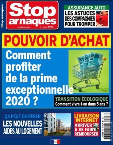 Stop Arnaques - Février Mars 2020