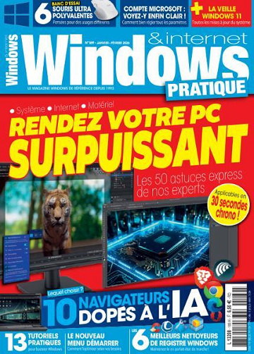 Windows & Internet Pratique - Janvier-Février FRENCH PDF 2026