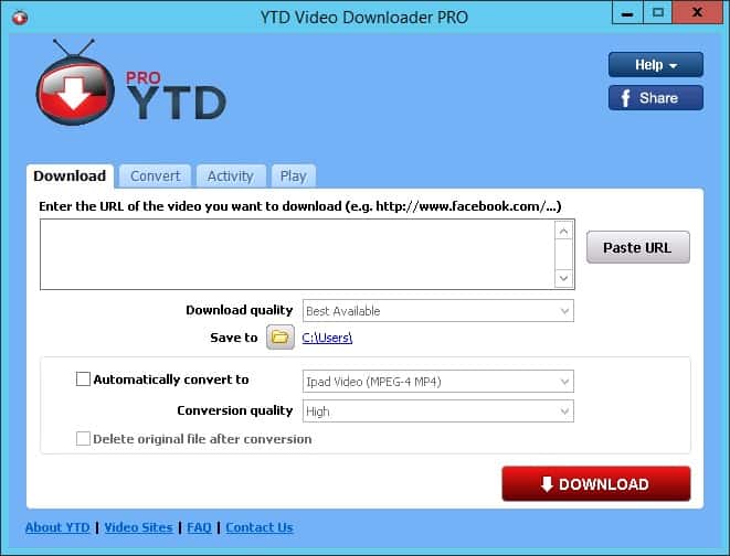 YTD Video Downloader Pro 5.9.5.1 + Patch (Windows)